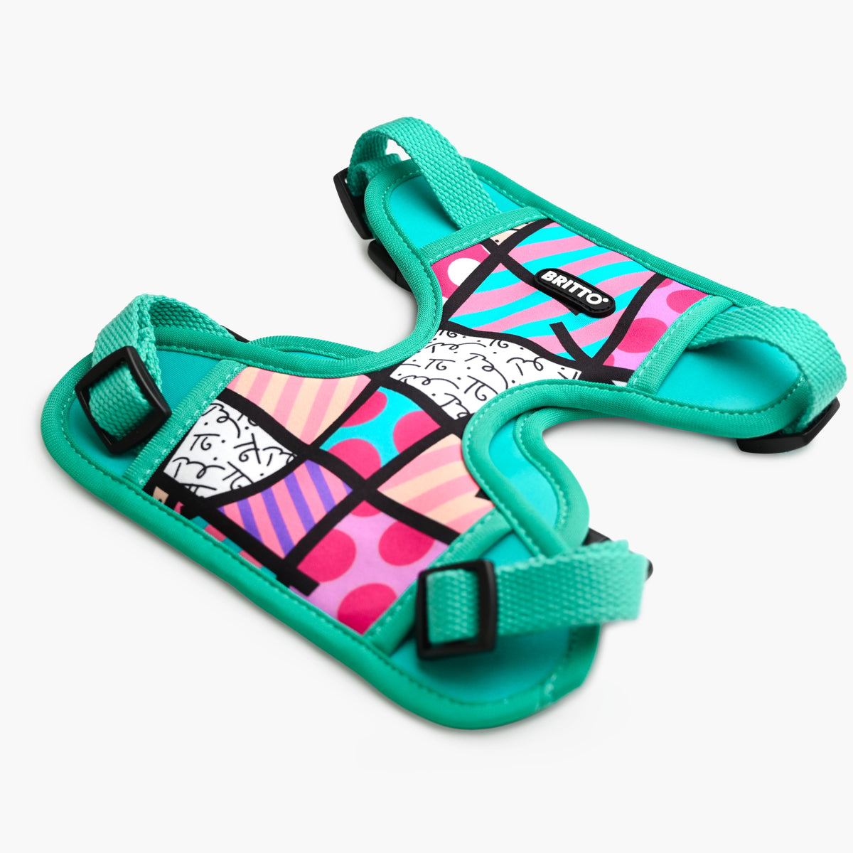Pink Landscape Britto Pet Harness
