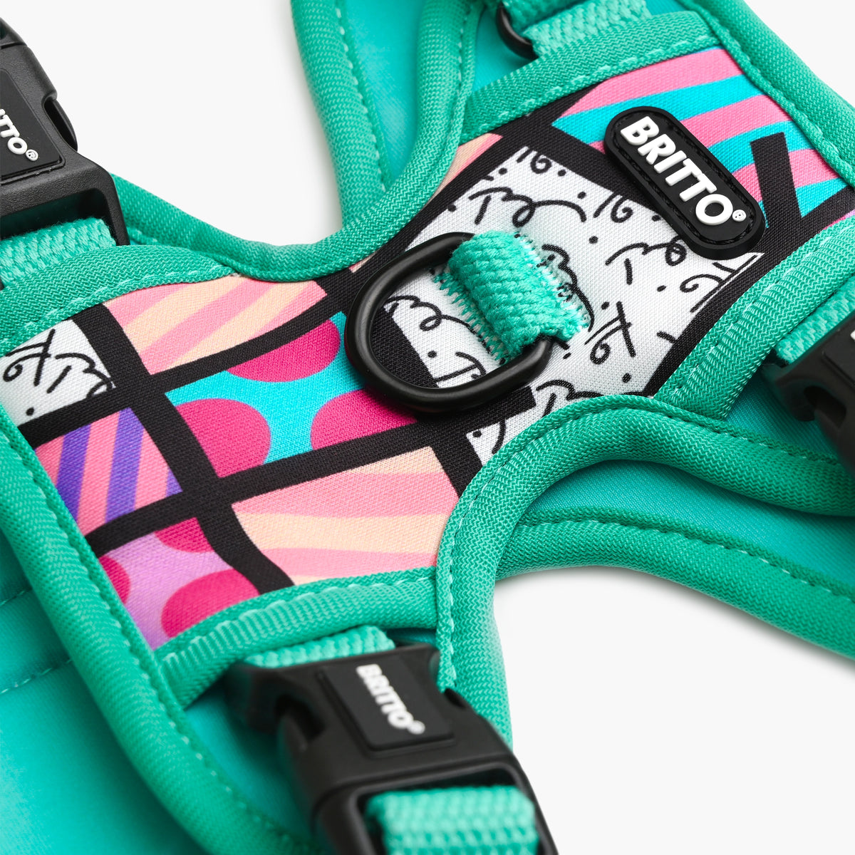 Pink Landscape Britto Pet Harness