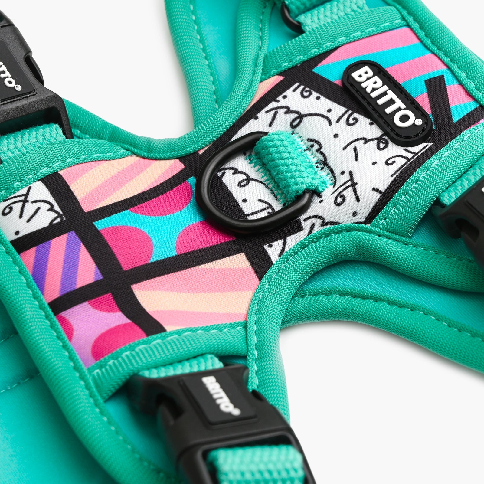 Pink Landscape Britto Pet Harness