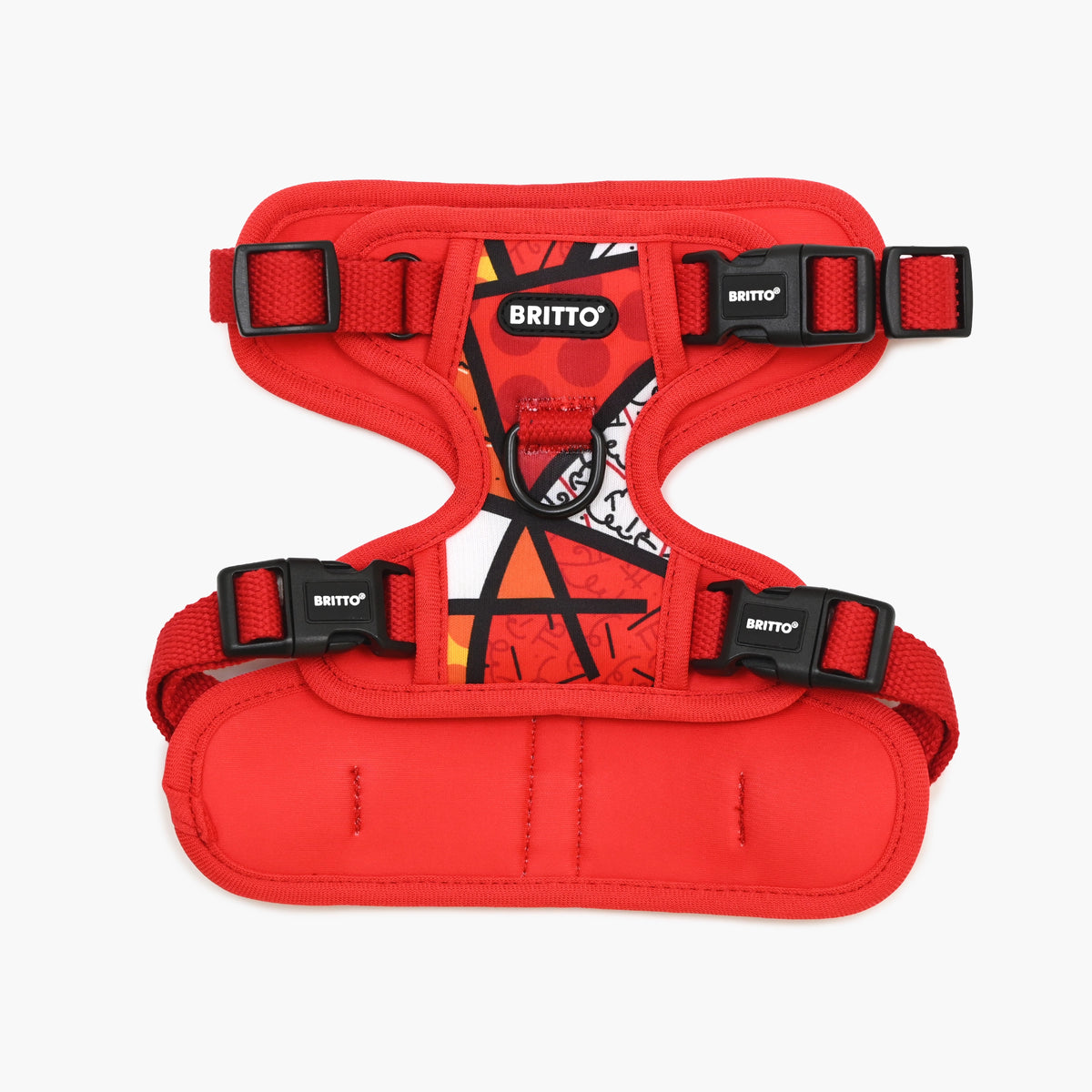 Red Landscape Britto Pet Harness