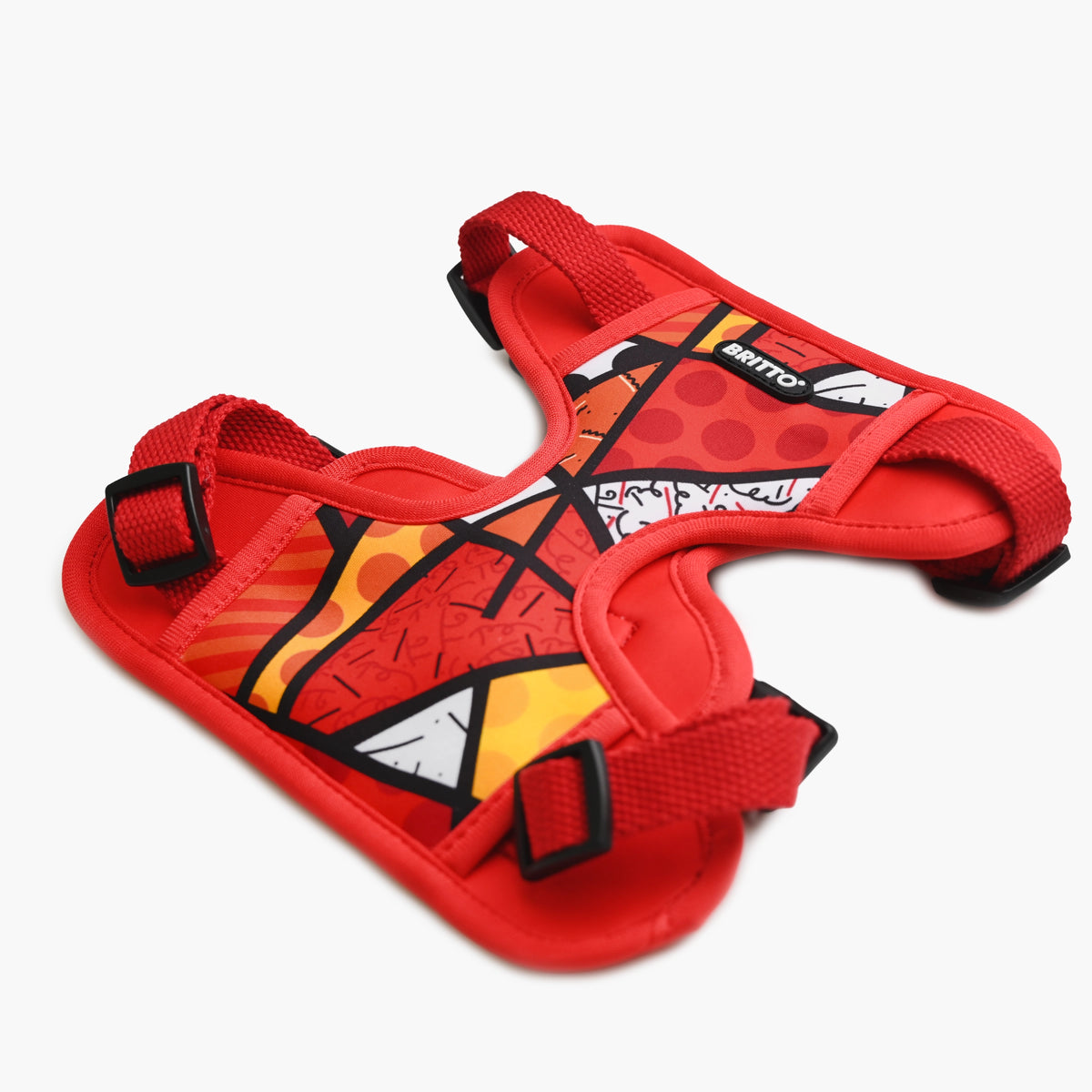 Red Landscape Britto Pet Harness