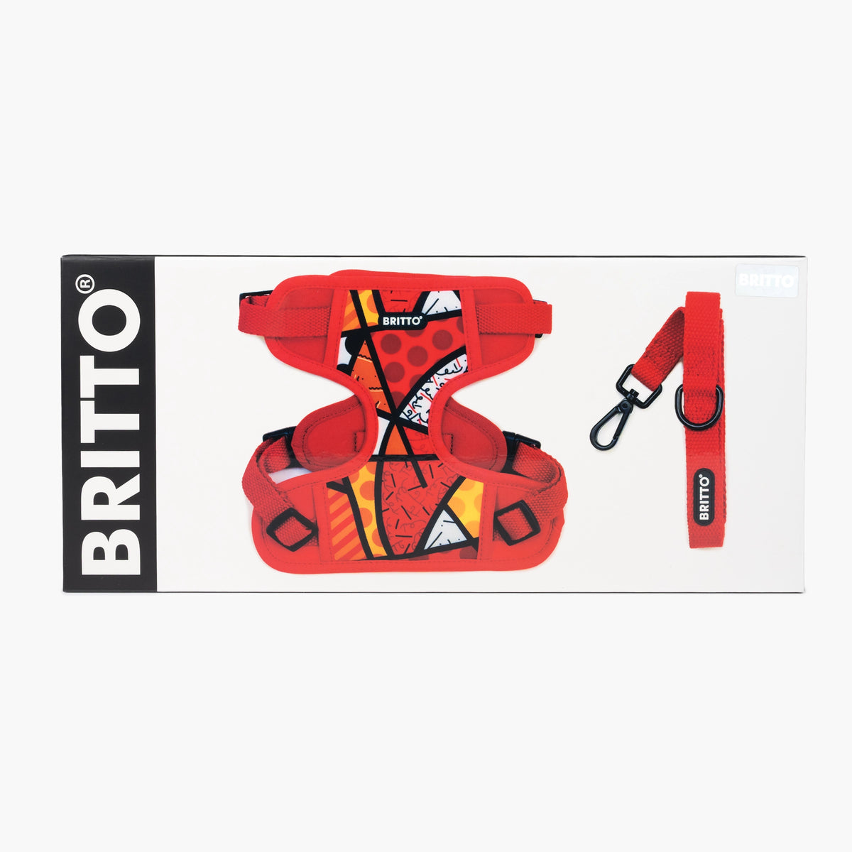 Red Landscape Britto Pet Harness