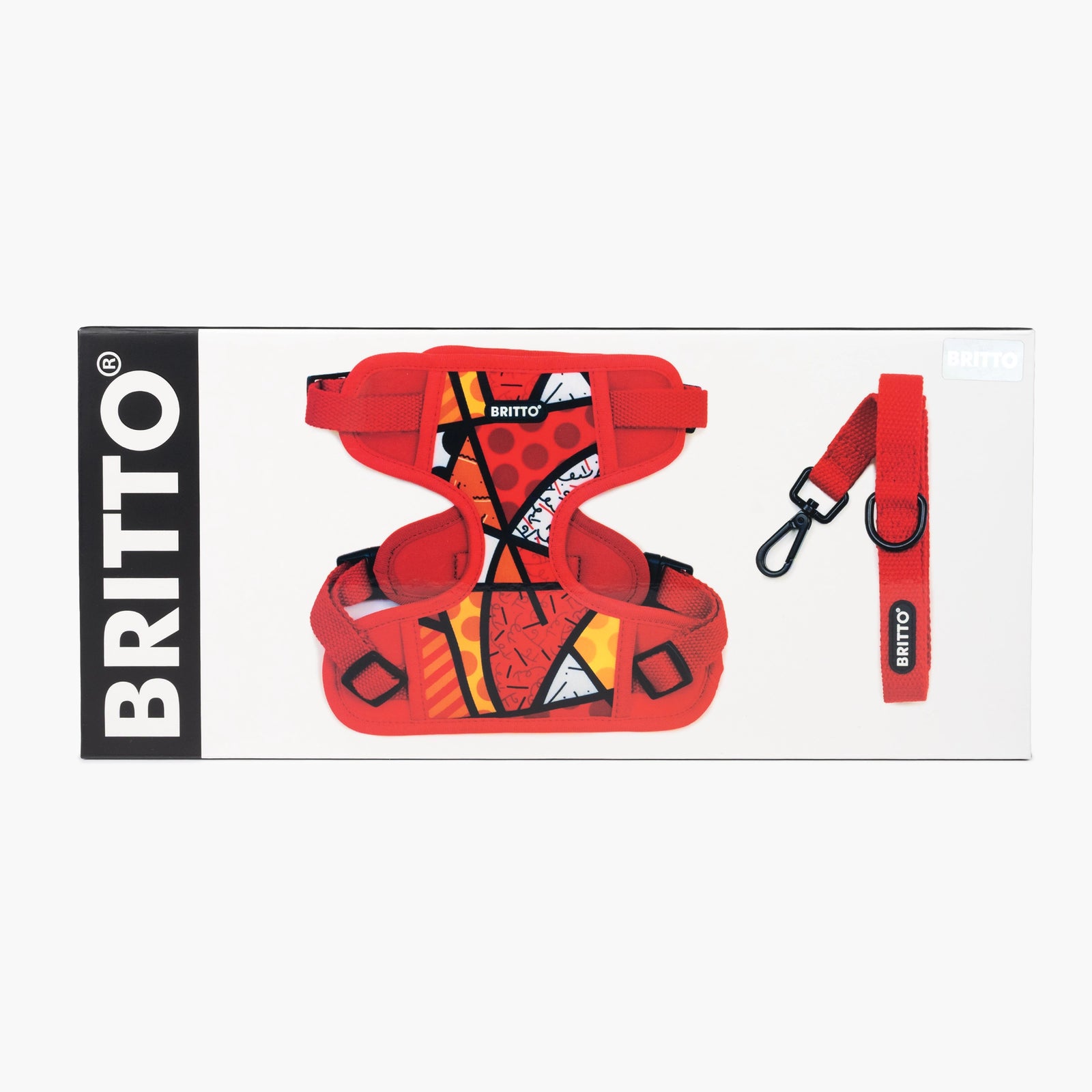 Red Landscape Britto Pet Harness