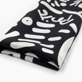 BRITTO® SILK SCARF - Limited Edition - BLACK GRAFFITI