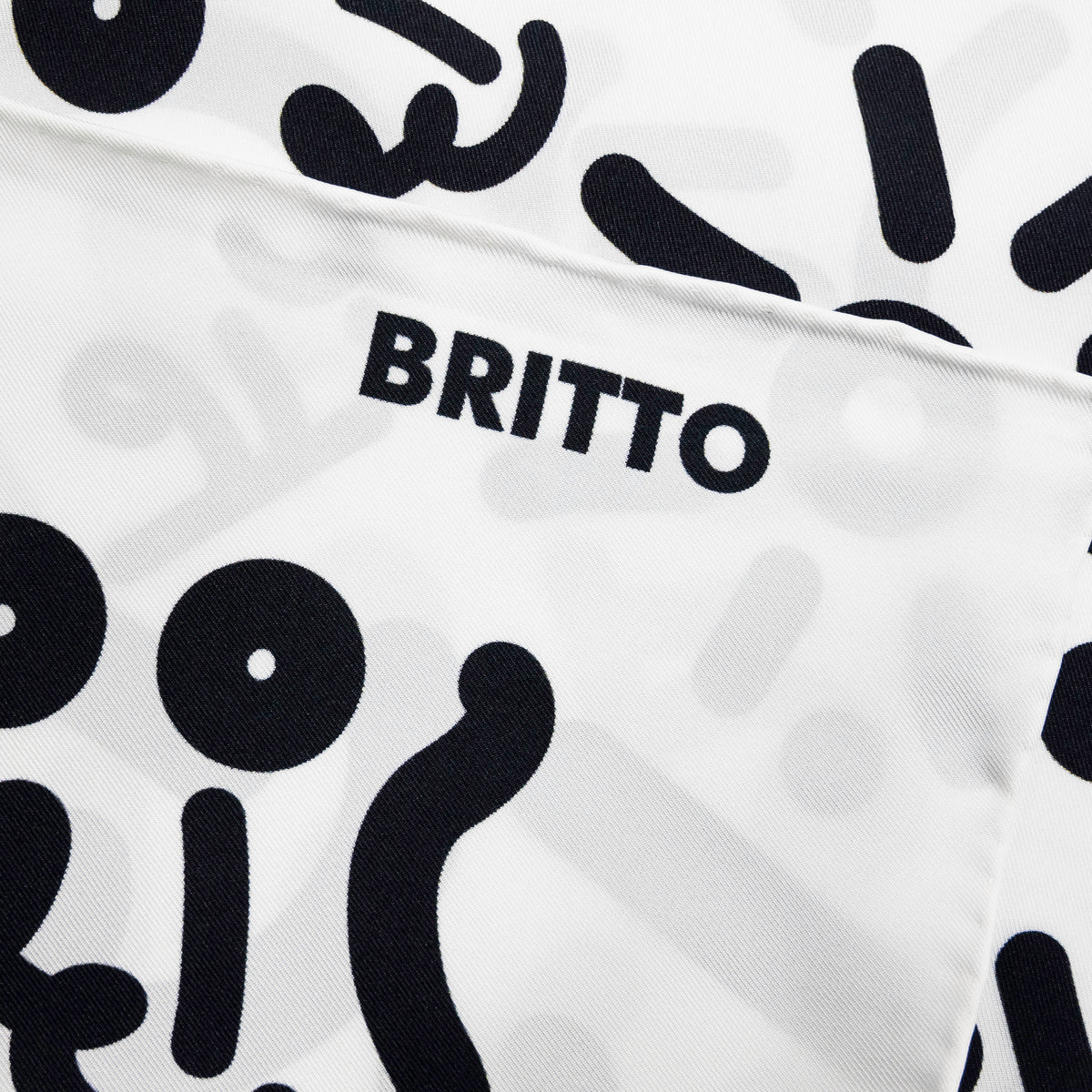 Romero Britto britto silk scarf limited edition  contemporary pop art piece