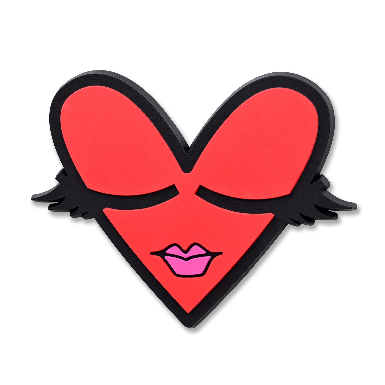Romero Britto serene love crazy love by  colorful pop art design