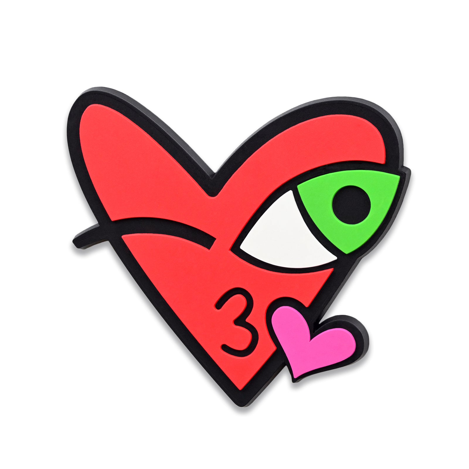 Romero Britto fresh love crazy love by  colorful pop art design