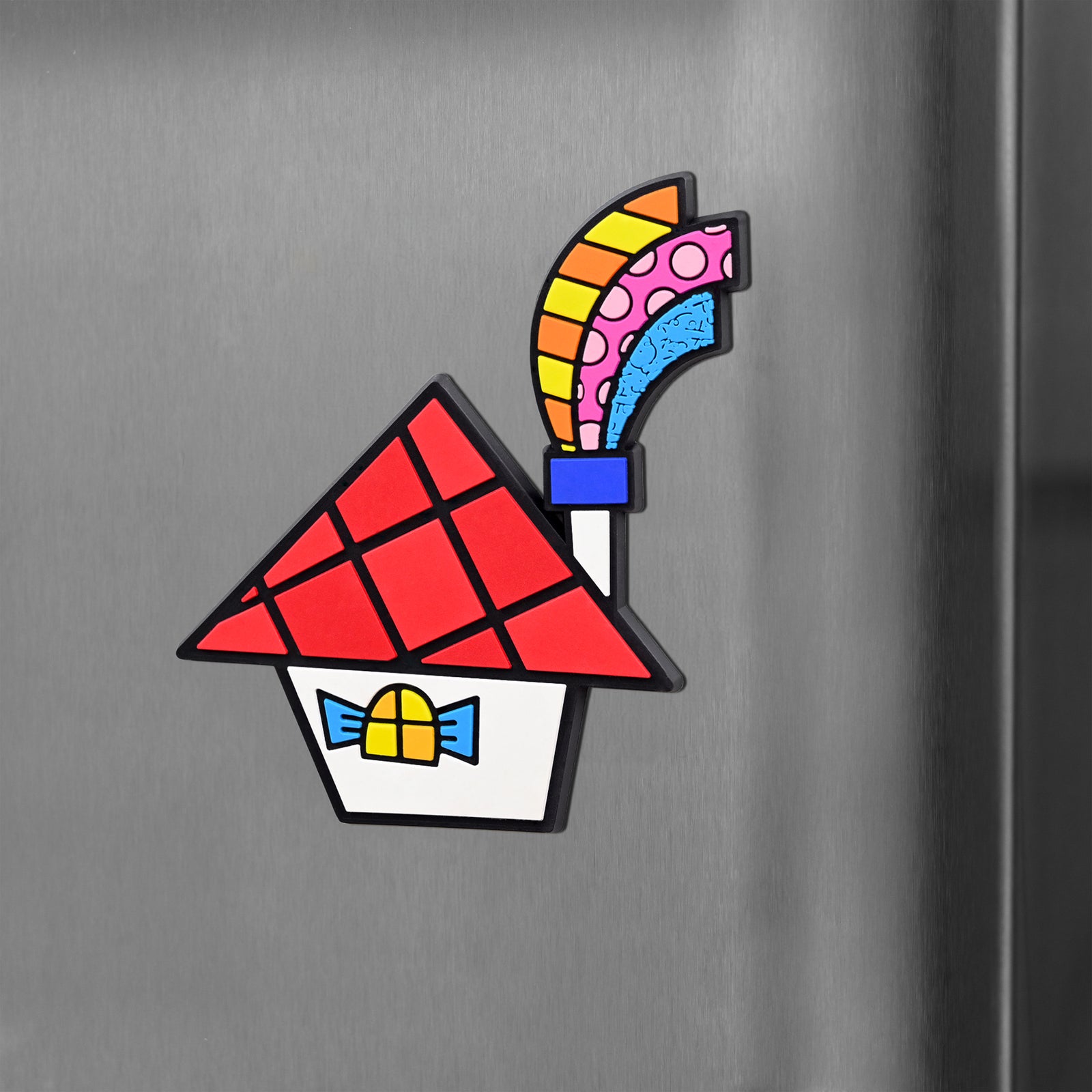 modern pop art sweet home britto magnet  vibrant home decor