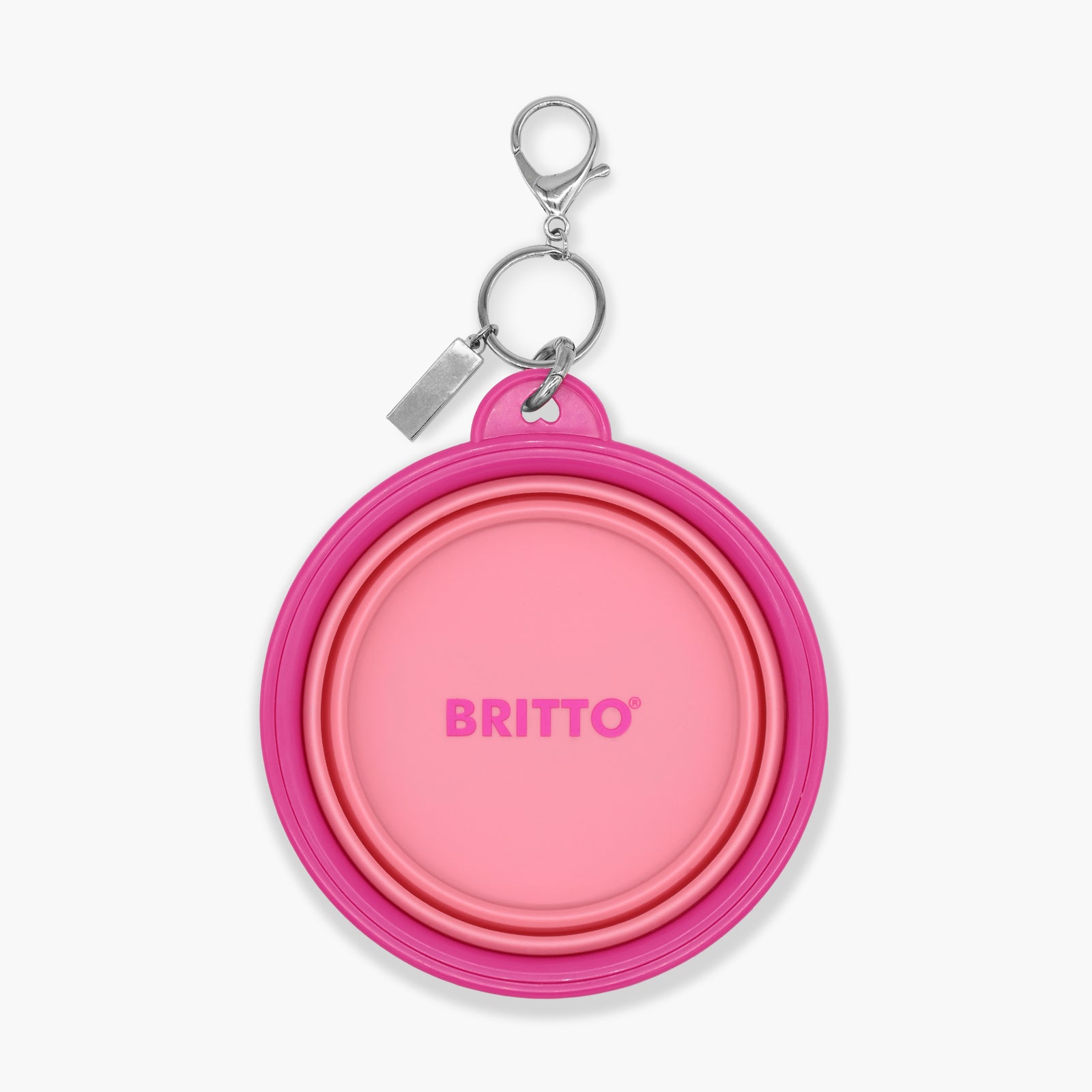BRITTO® PET Travel Bowl - BONE (PINK)