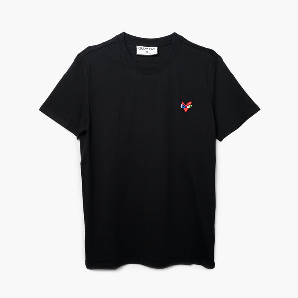 Crazy Love Black T-Shirt for Men