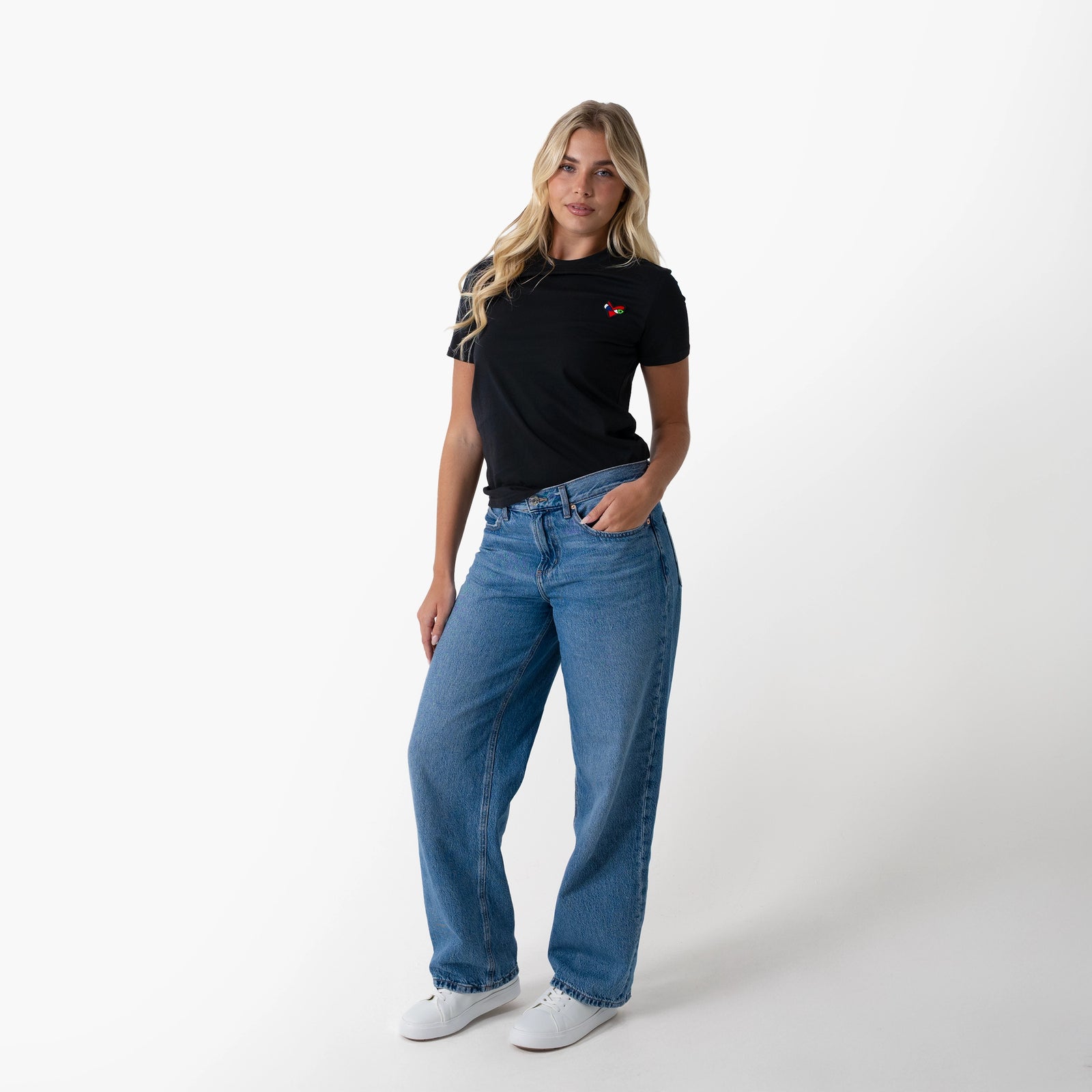 Crazy Love Black T-Shirt for Women