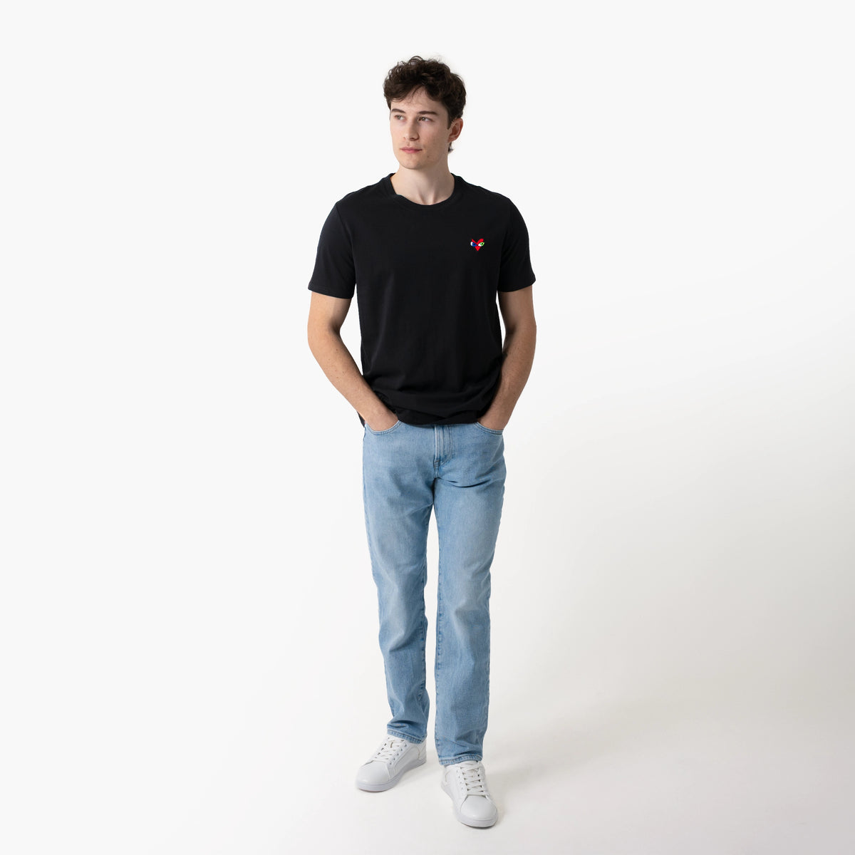 Crazy Love Black T-Shirt for Men