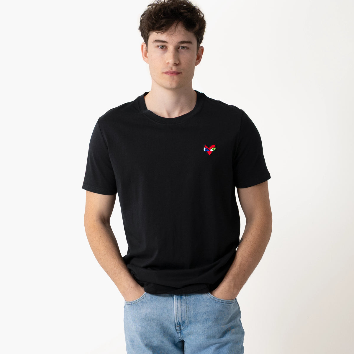 Crazy Love Black T-Shirt for Men