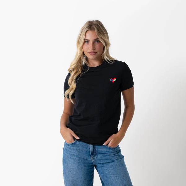 Crazy Love Black T-Shirt for Women