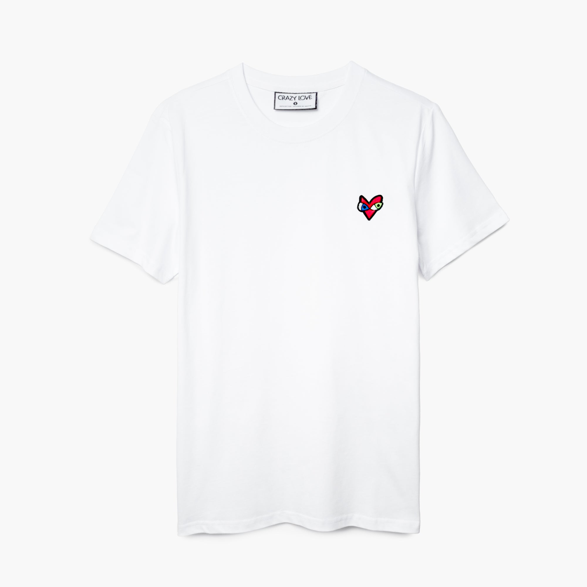 Crazy Love White T-Shirt for Women - Shop Britto