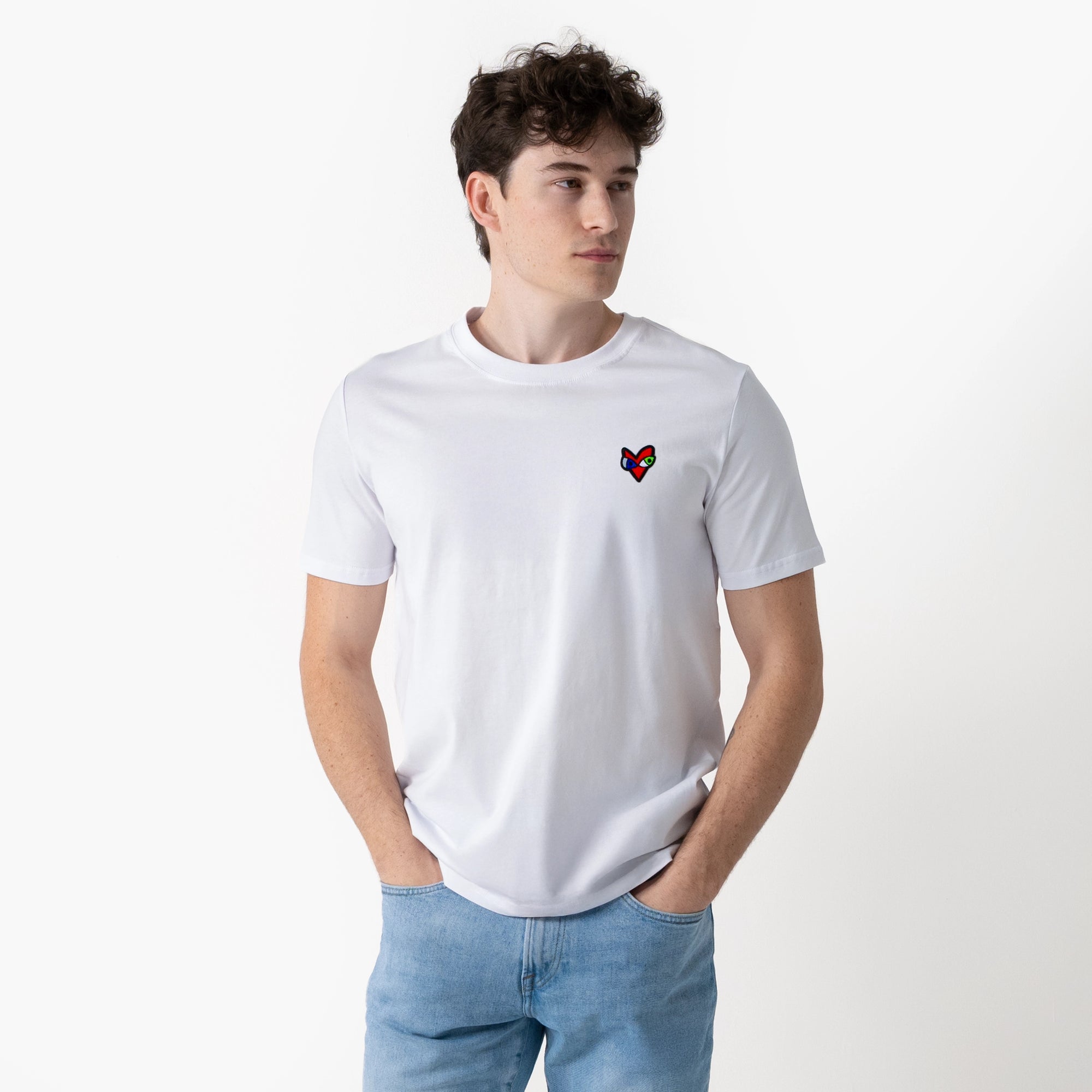 Crazy Love White T-Shirt for Men - Shop Britto