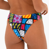 BRITTO® SQ Bikini Bottom (Cloa) - Colorful Landscape Design