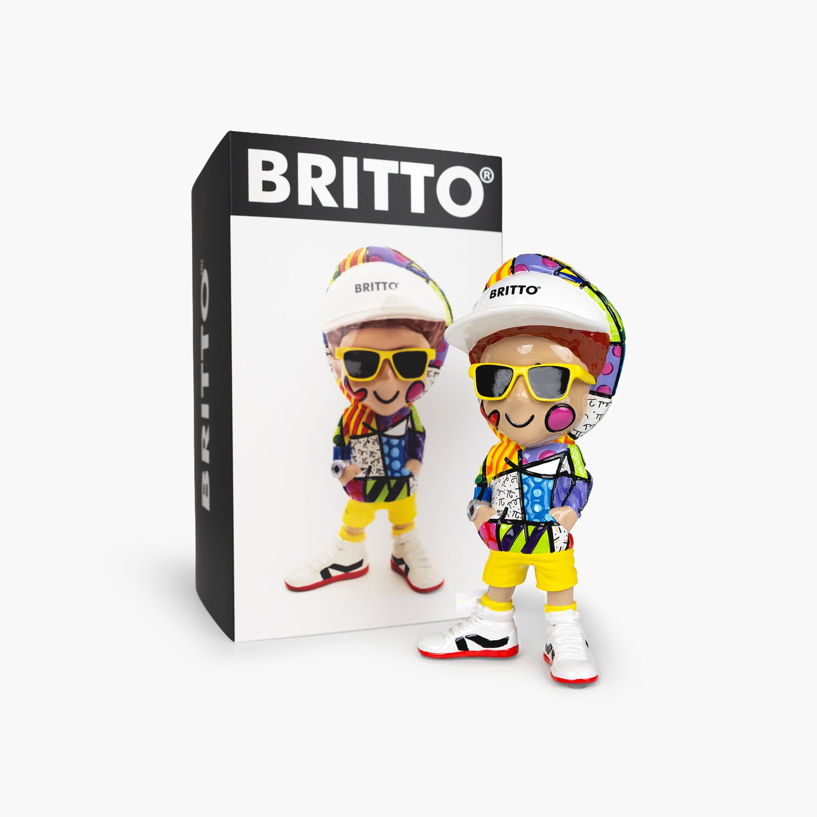 Little Britto With Hoodie - Britto Collectible Figurine