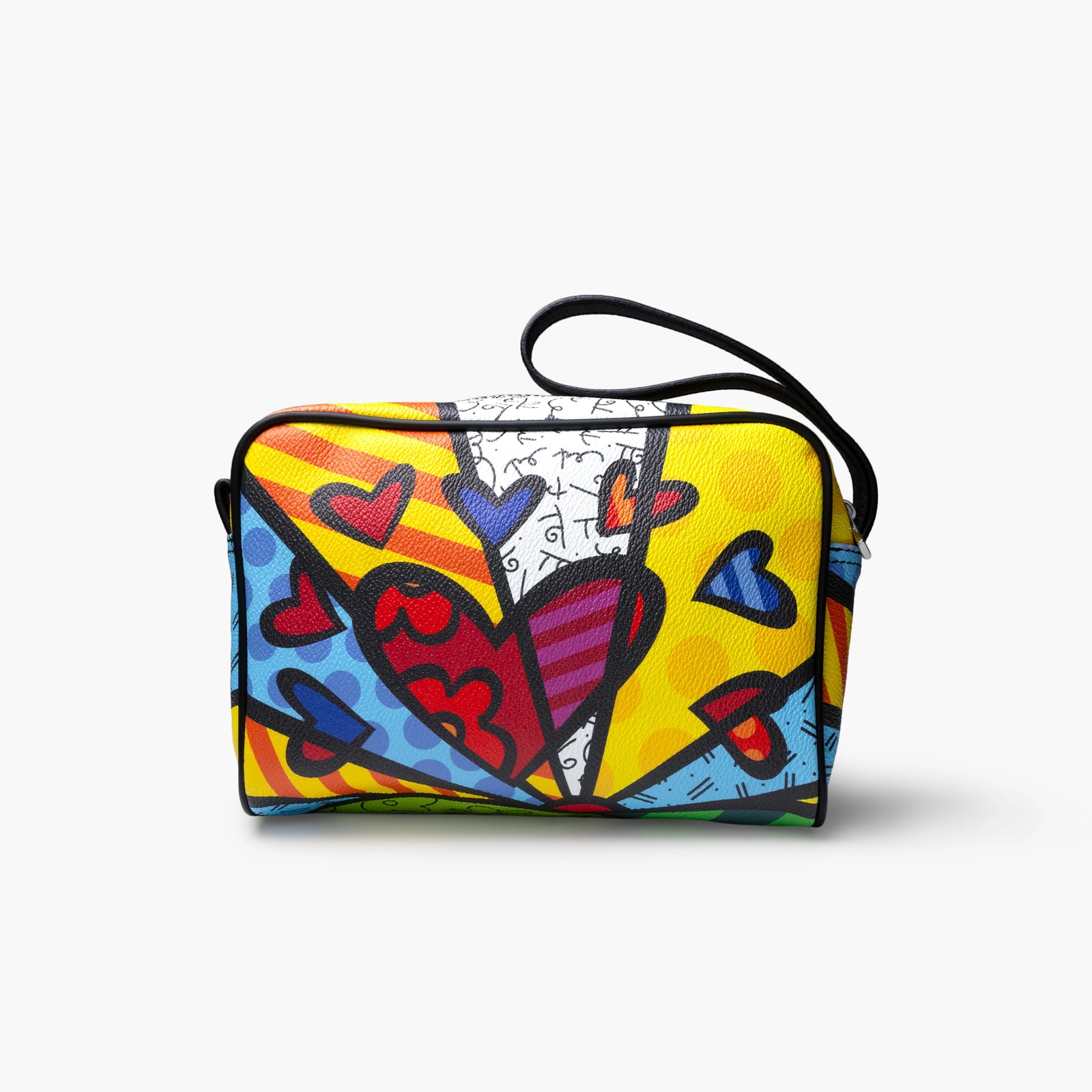 modern pop art new day britto eco leather  vibrant home decor