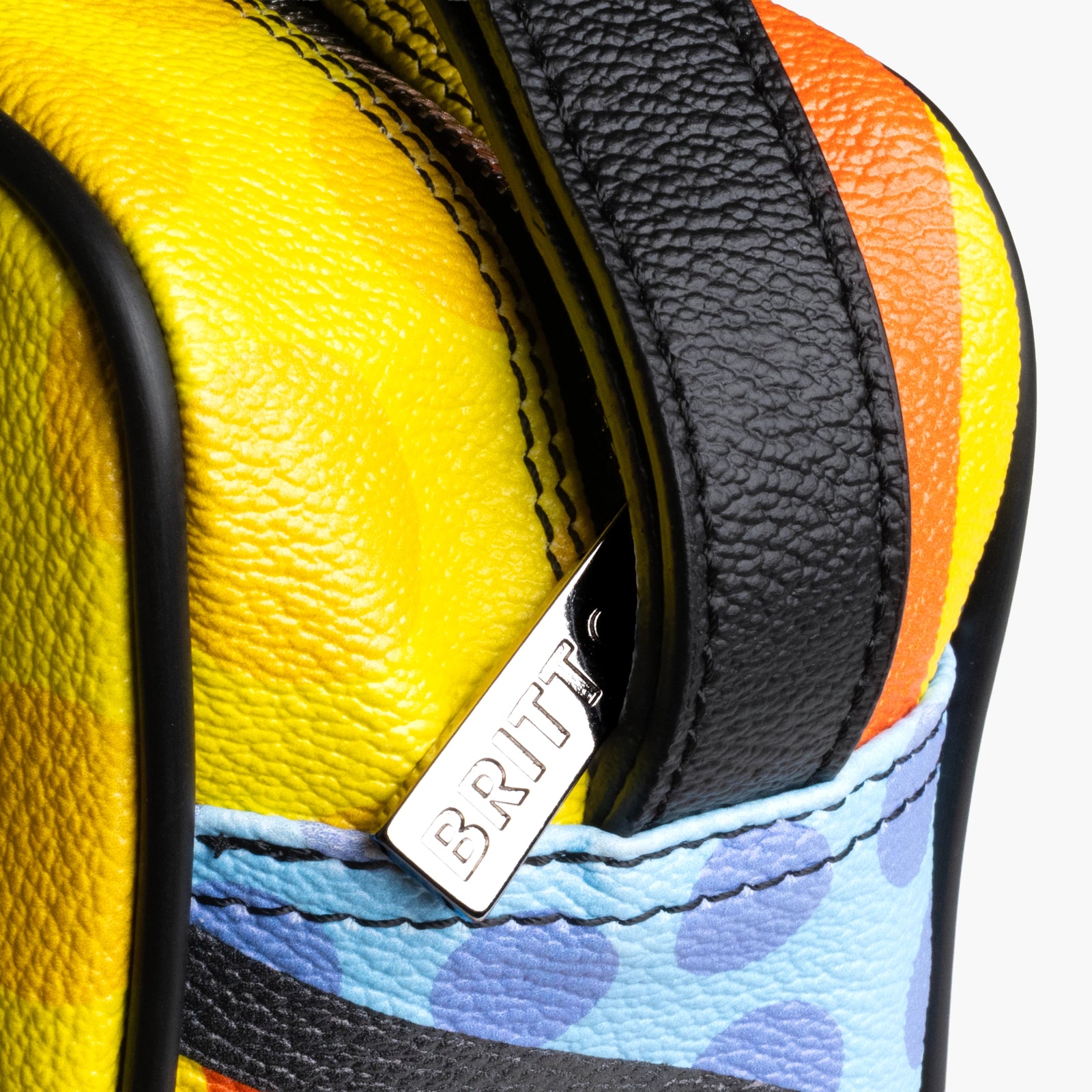 new day britto eco leather  artistic colorful design collectible