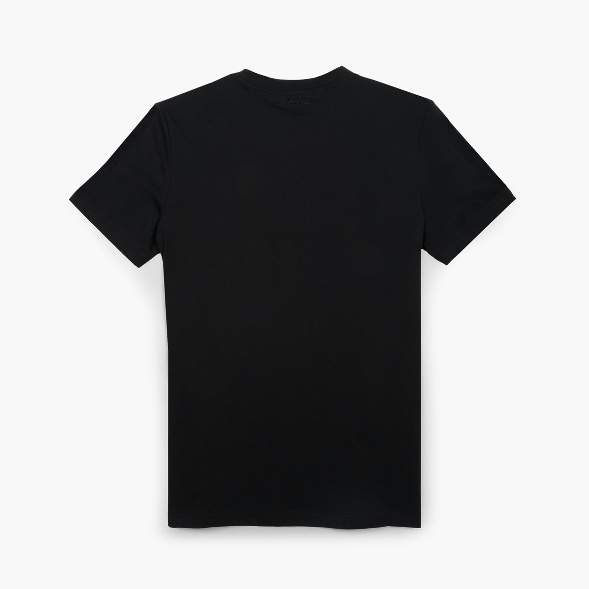 Crazy Love Small Kissing Heart Black T-Shirt for Women