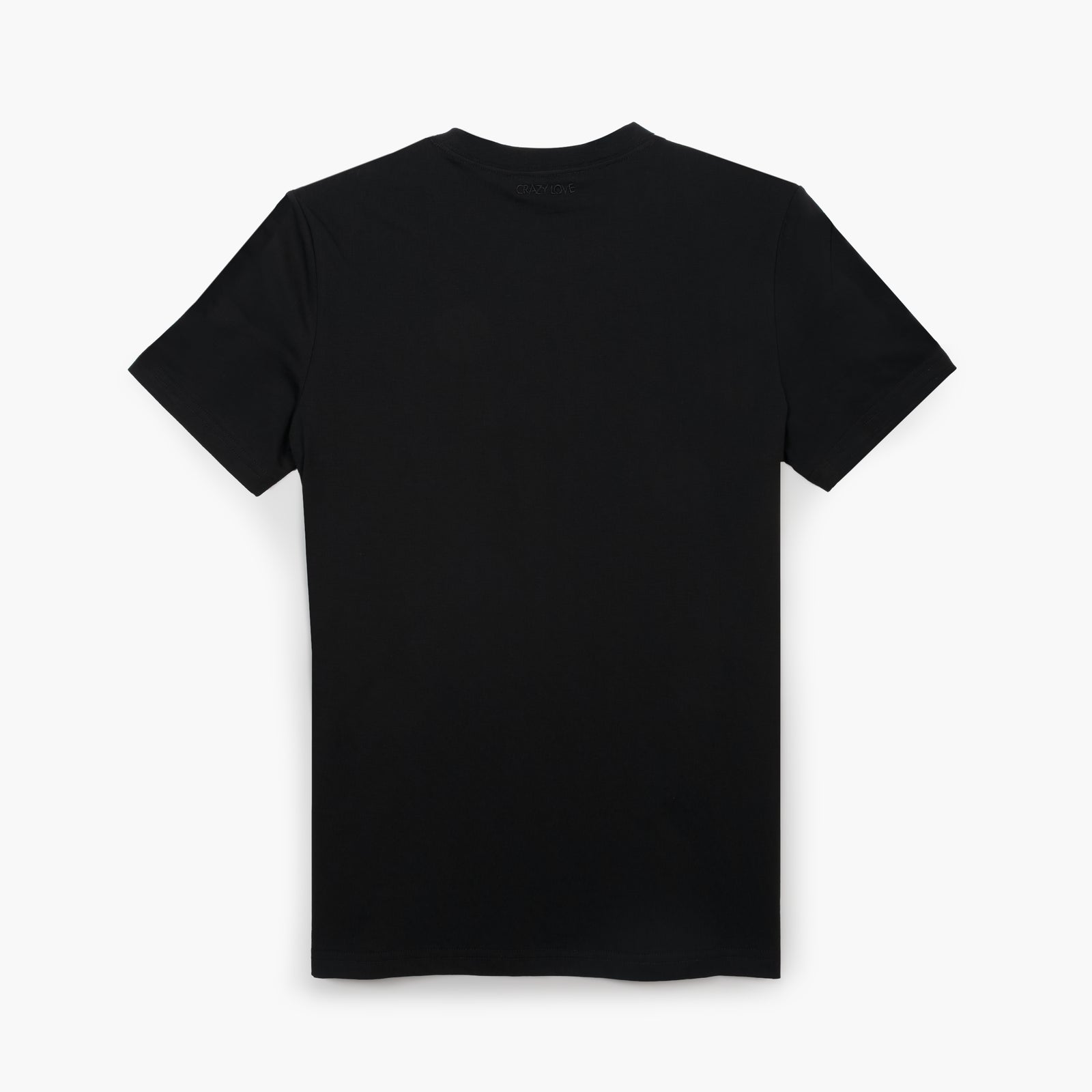 Crazy Love Small Kissing Heart Black T-Shirt for Men