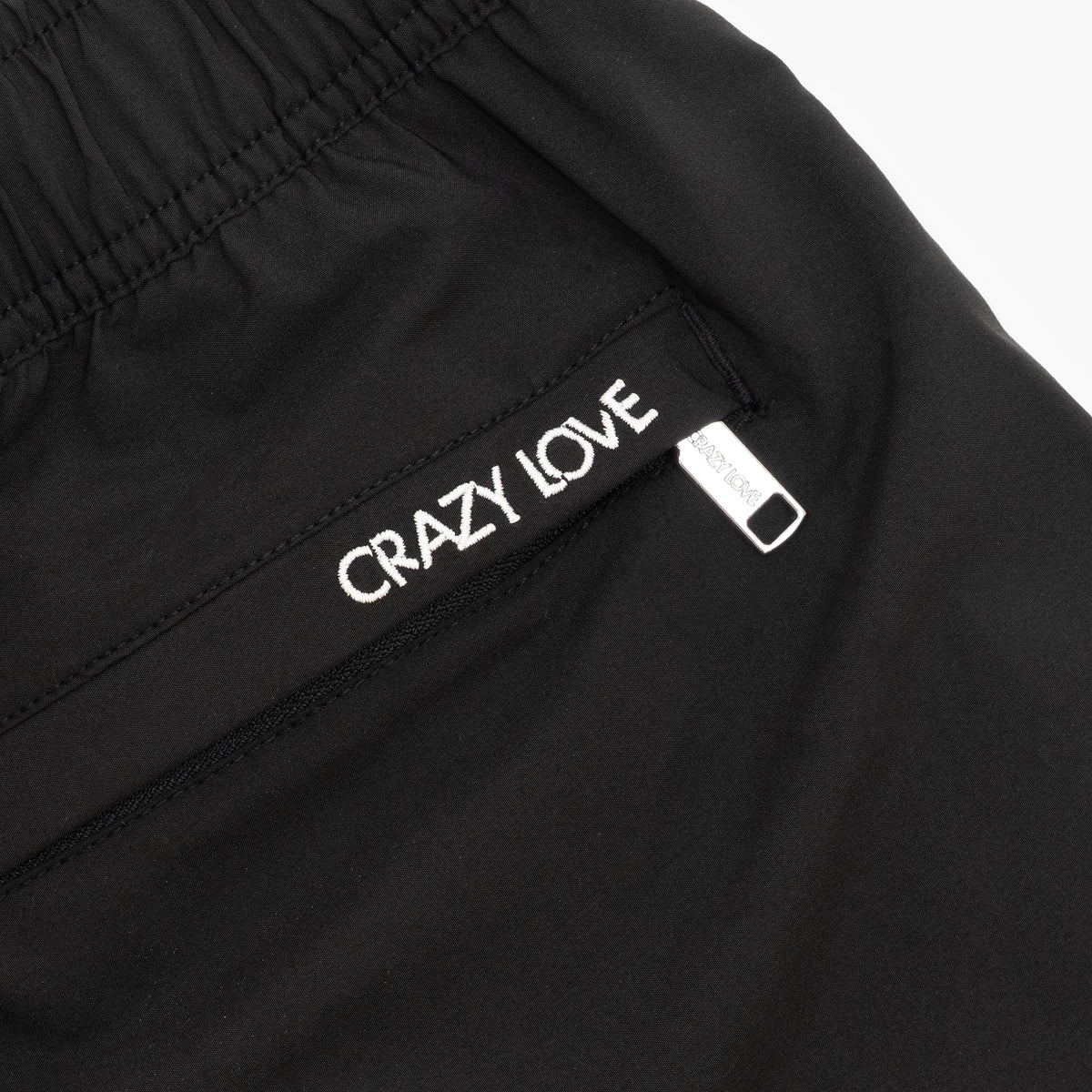 Kissing Heart Crazy Love by Britto Men's Black Shorts