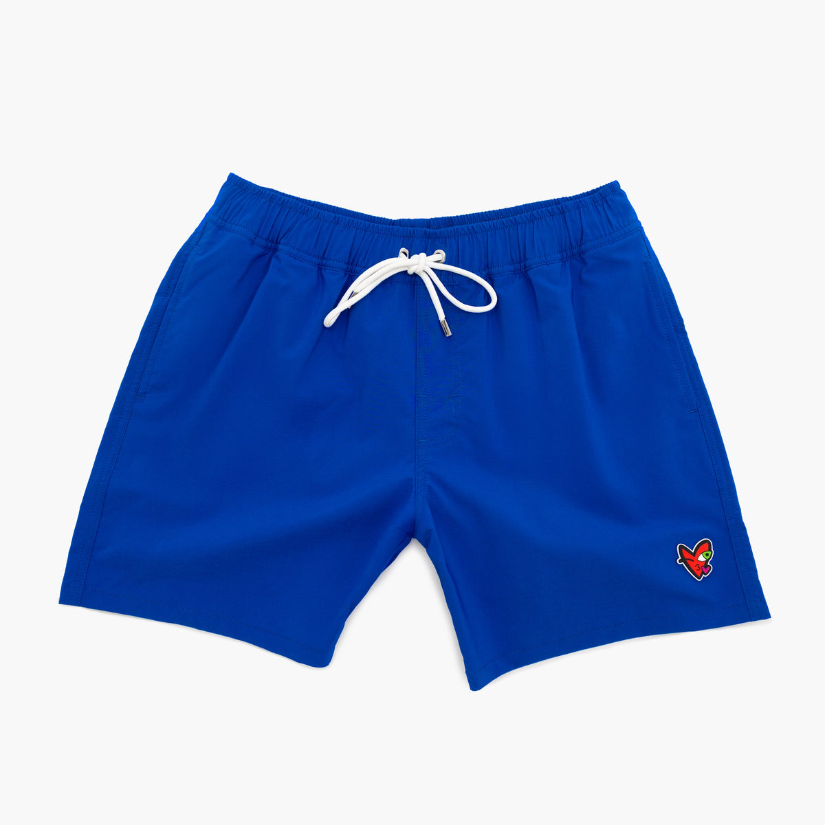 Kissing Heart Crazy Love by Britto Men's Blue Shorts