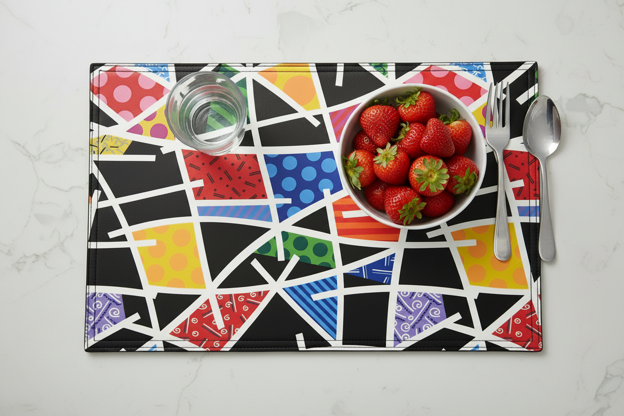 midnight landscape britto placemats  colorful decorative collectible gift idea