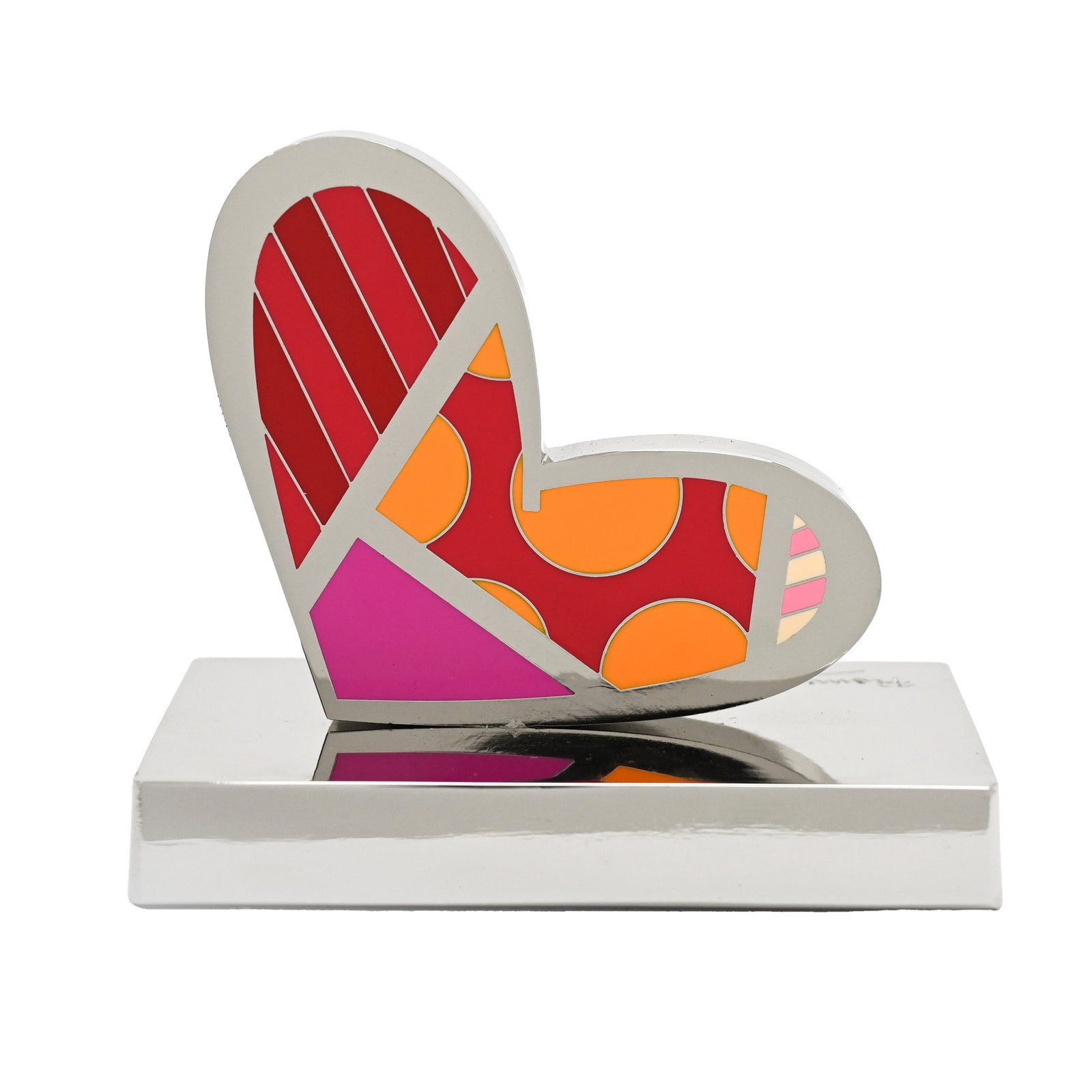 Heart Britto Metal Figurine