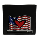 AMERICAN FLAG - White Base - Limited Edition Sculpture