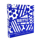 DINNER PLATE - LOVE by BRITTO® (SILVER/BLUE DOTS)