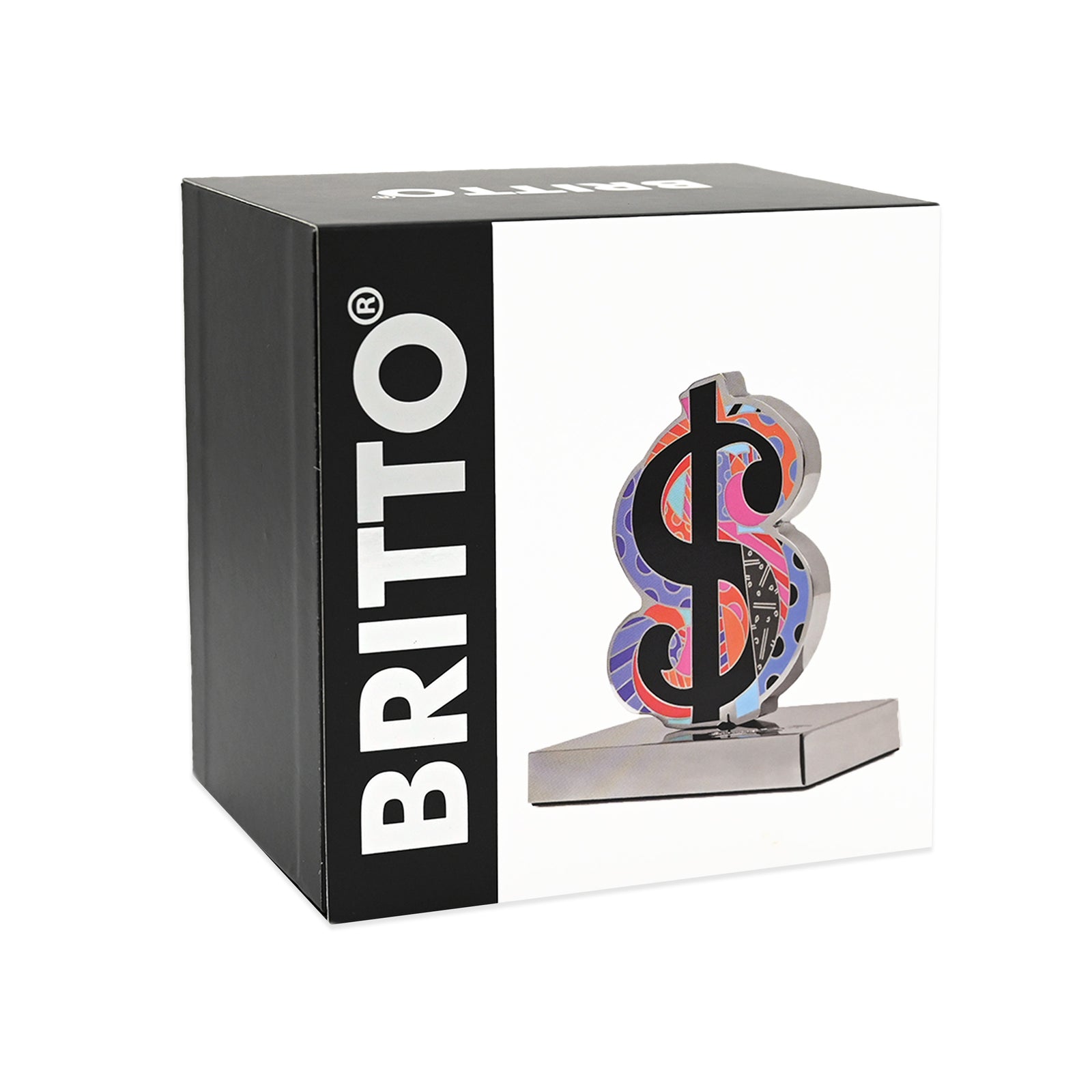 Dollar Sign Britto Metal Figurine