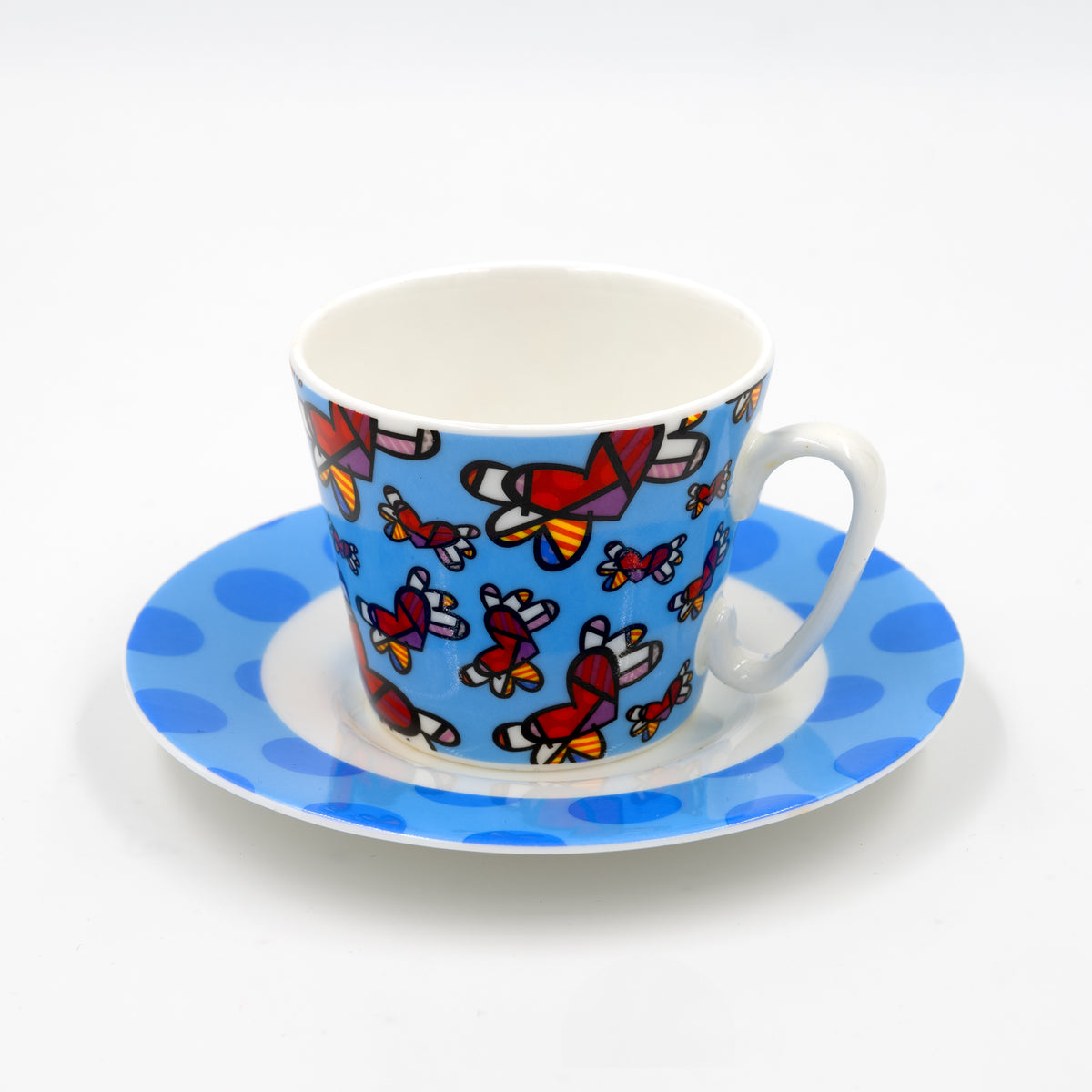BRITTO® ESPRESSO COFFEE CUP &amp; SAUCER - Love is in the Air