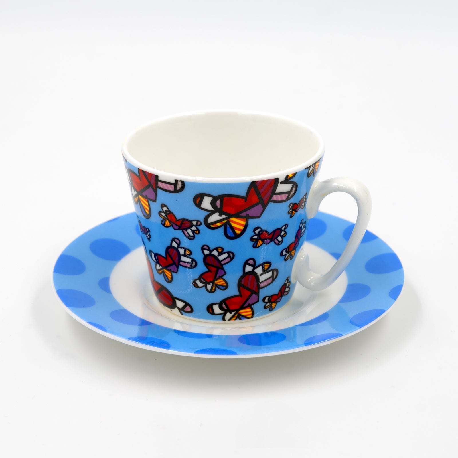 BRITTO® ESPRESSO COFFEE CUP & SAUCER - Love is in the Air