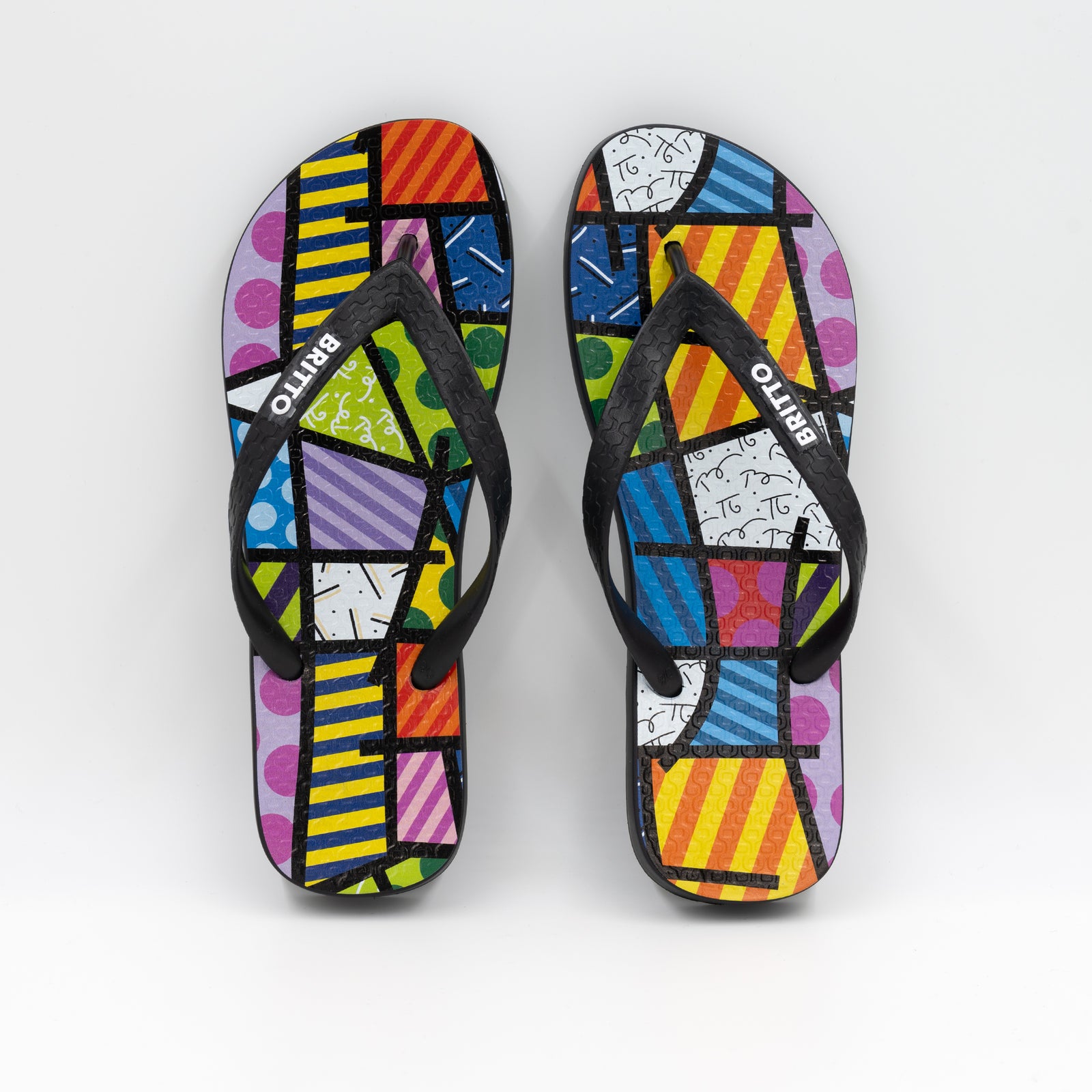 Britto Flip Flops - Colorful Landscape