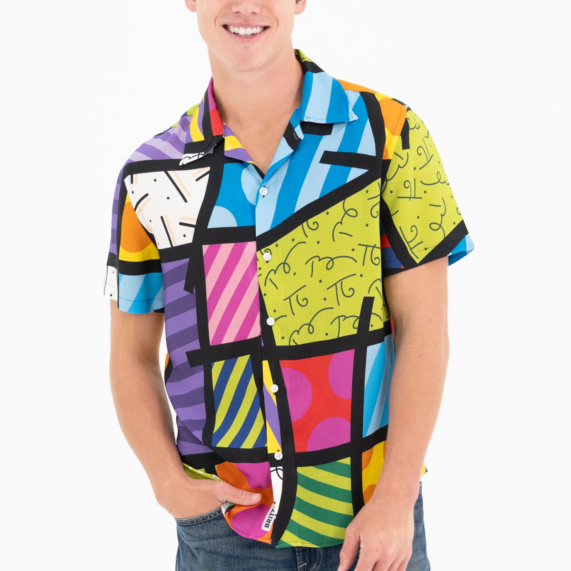 Ujoh  Graphic Square Hem Shirt シャツ 2 Ujoh Graphic Square Hem Shirt シャツ 2の通販 by ベクトル ラクマ店