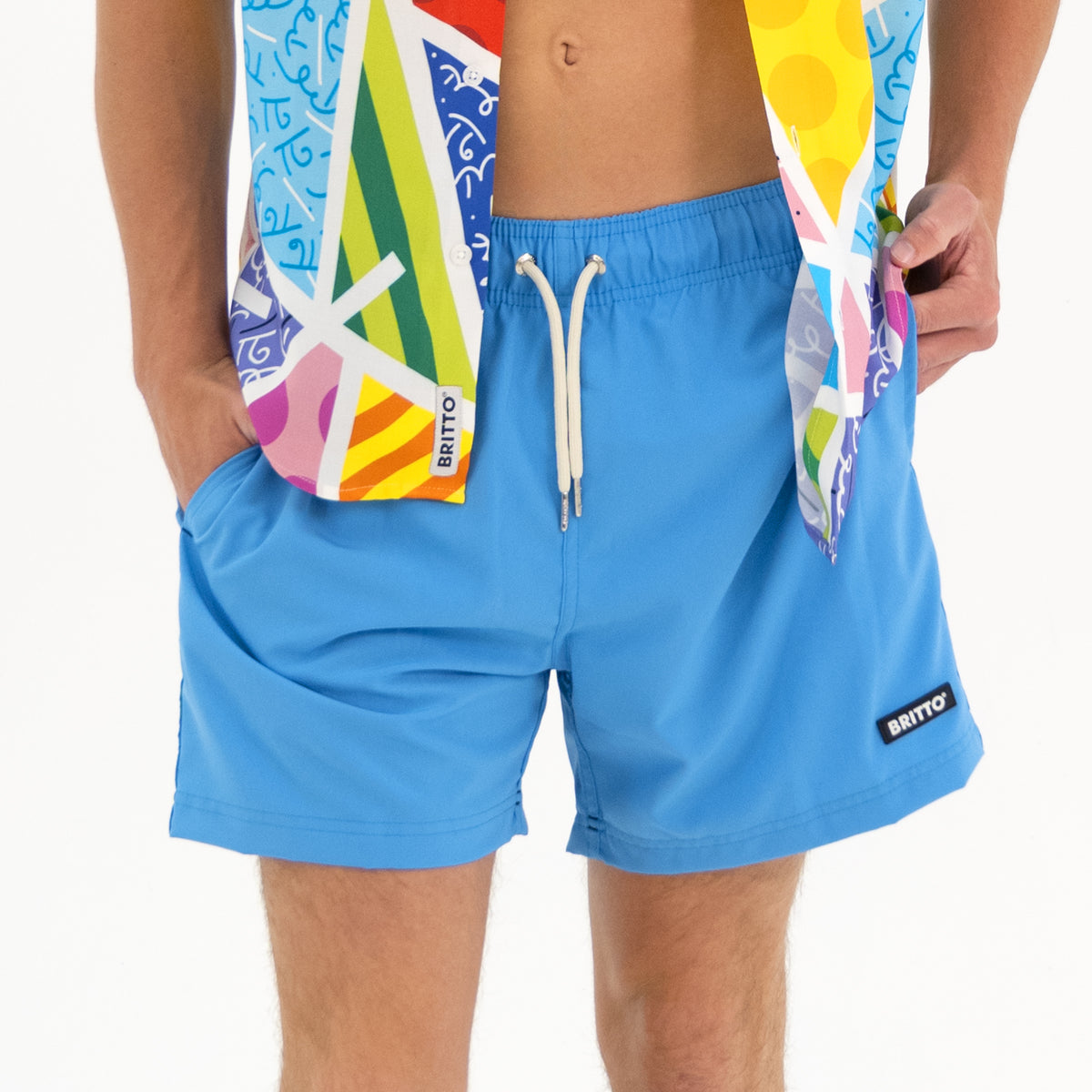 BRITTO®  Shorts - BABY BLUE - MEN