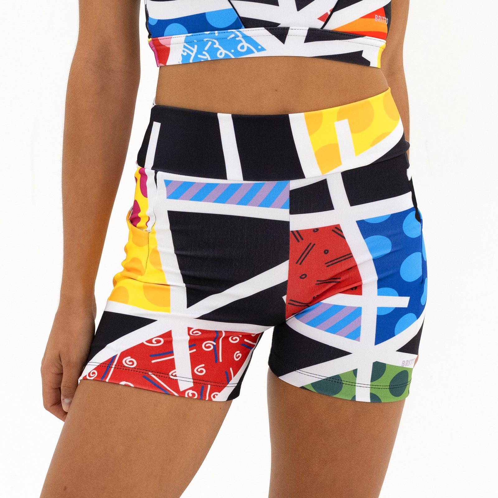 BRITTO® YOGA SHORTS  - MIDNIGHT - Women