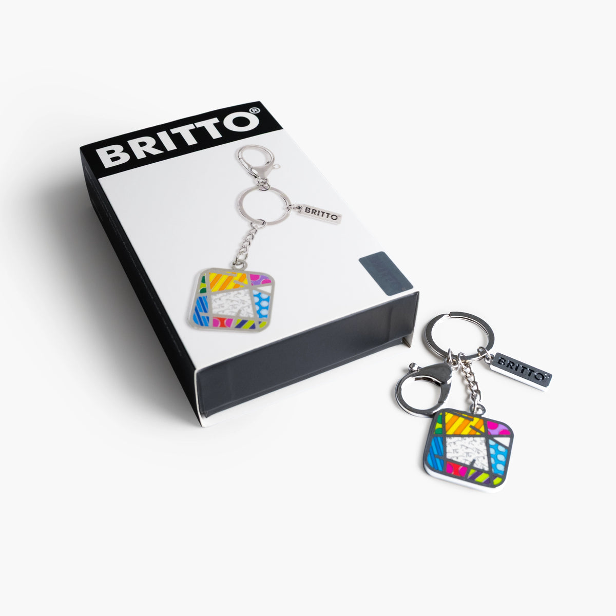 Colorful Landscape Britto Keychain