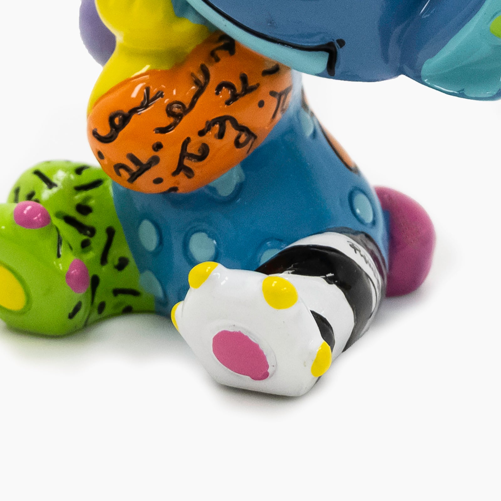 stitch mini disney by britto  artistic colorful design collectible