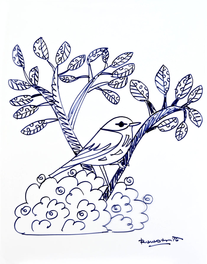 BIRDIE -  Original Drawing