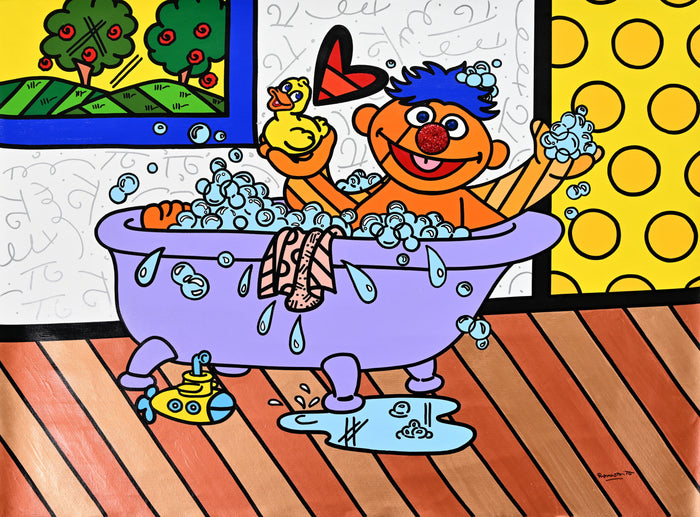 BUBBLES - (Sesame Street) - Original Painting
