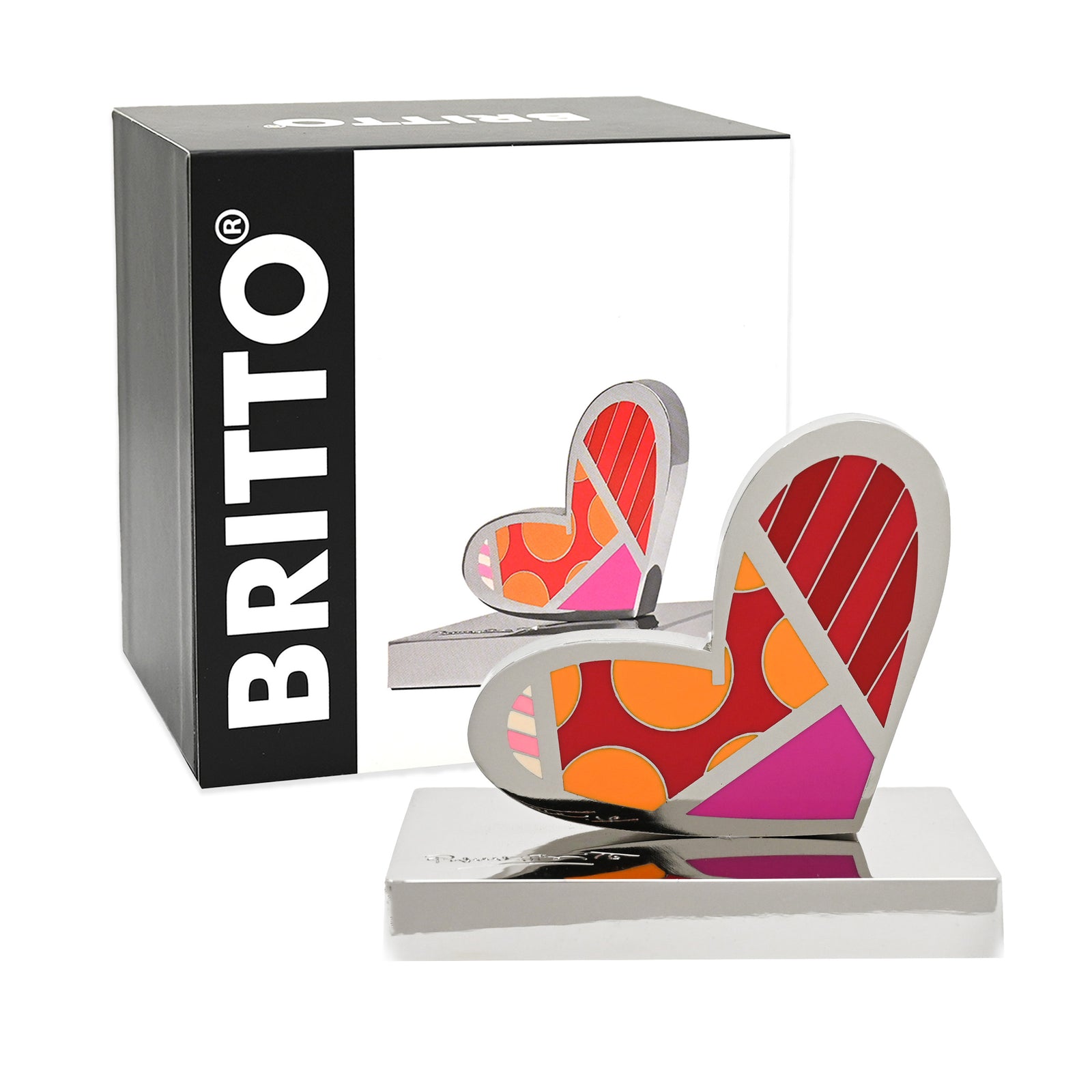 Heart Britto Metal Figurine