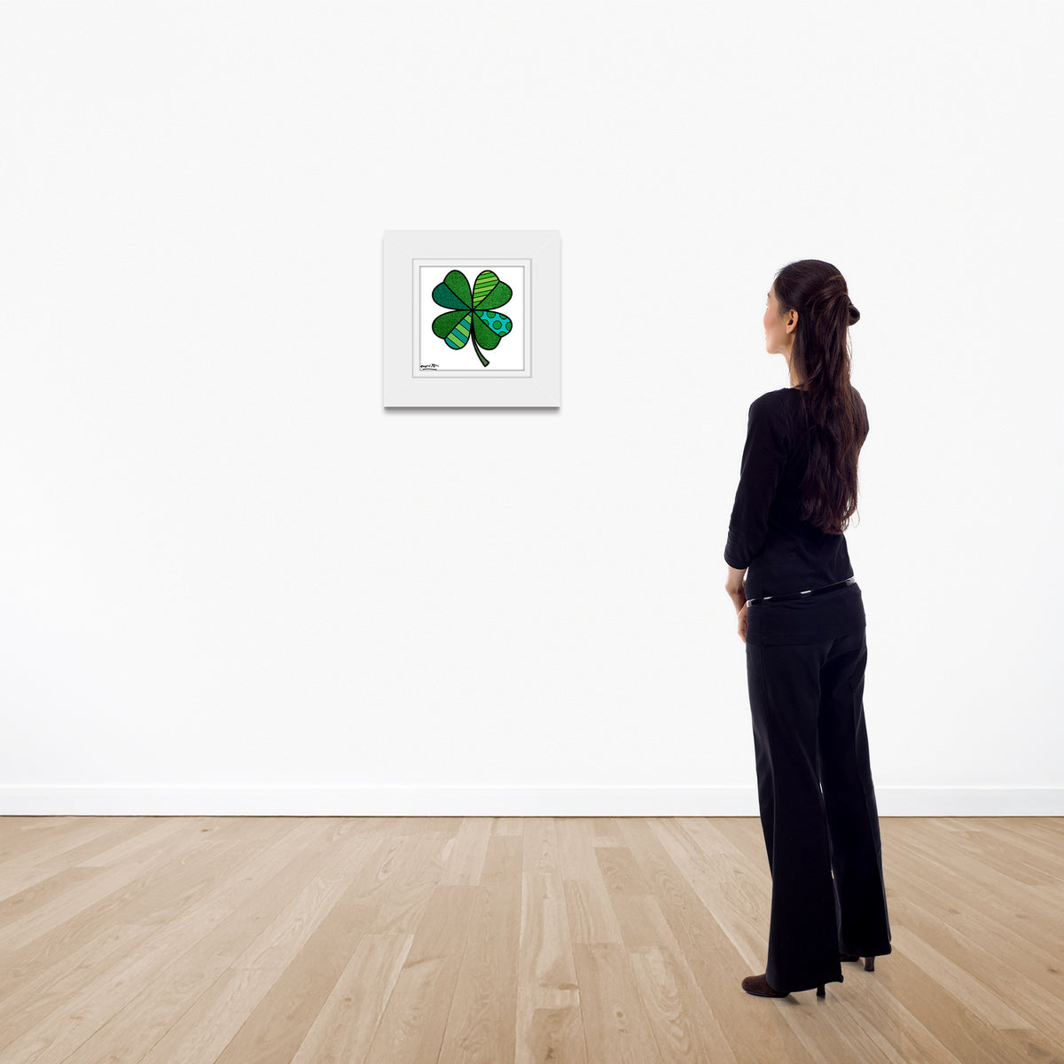 modern pop art lucky me limited edition print  vibrant home decor