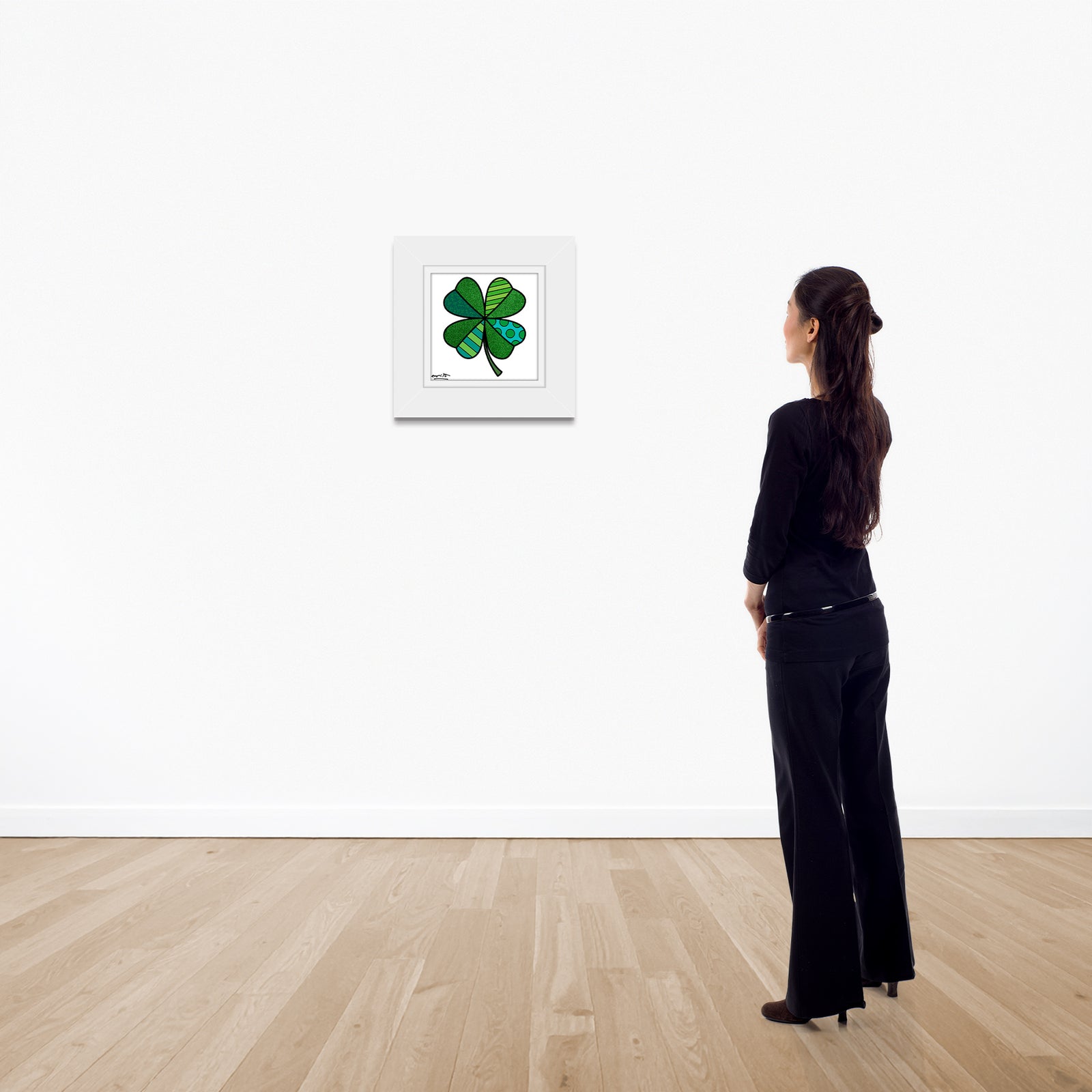 modern pop art lucky me limited edition print  vibrant home decor