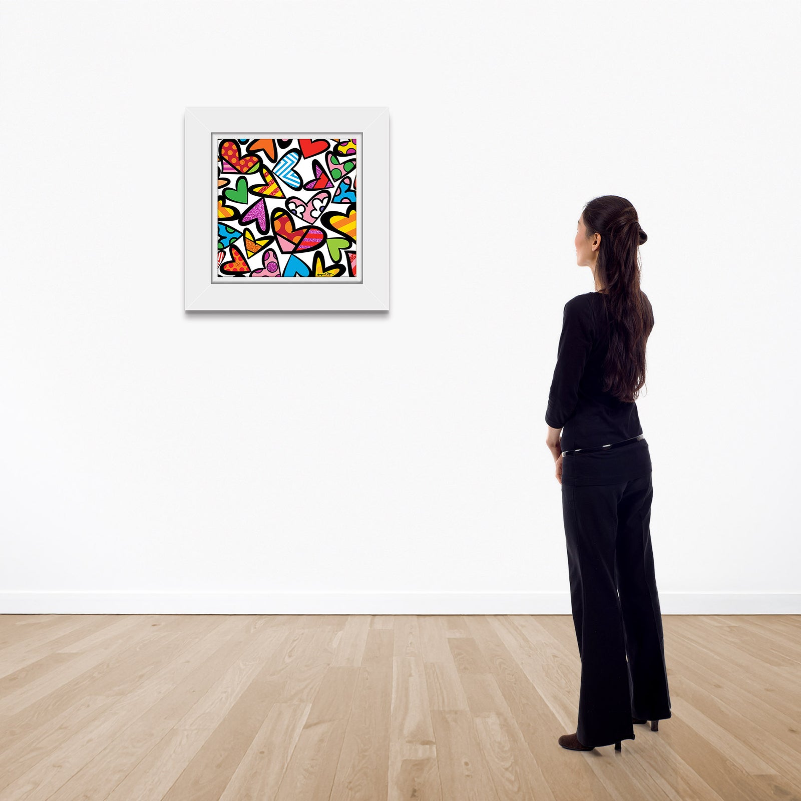 modern pop art full of love limited edition  vibrant home decor