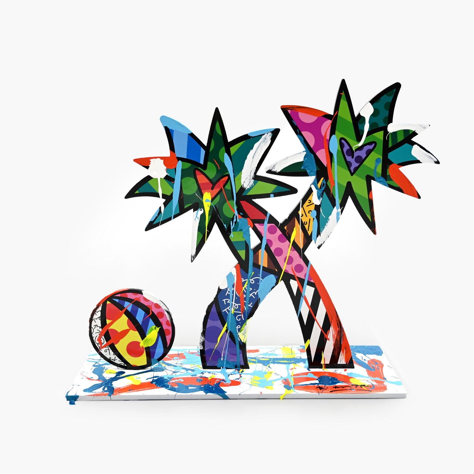 Miami Beach - Mixed Media Original Sculpture