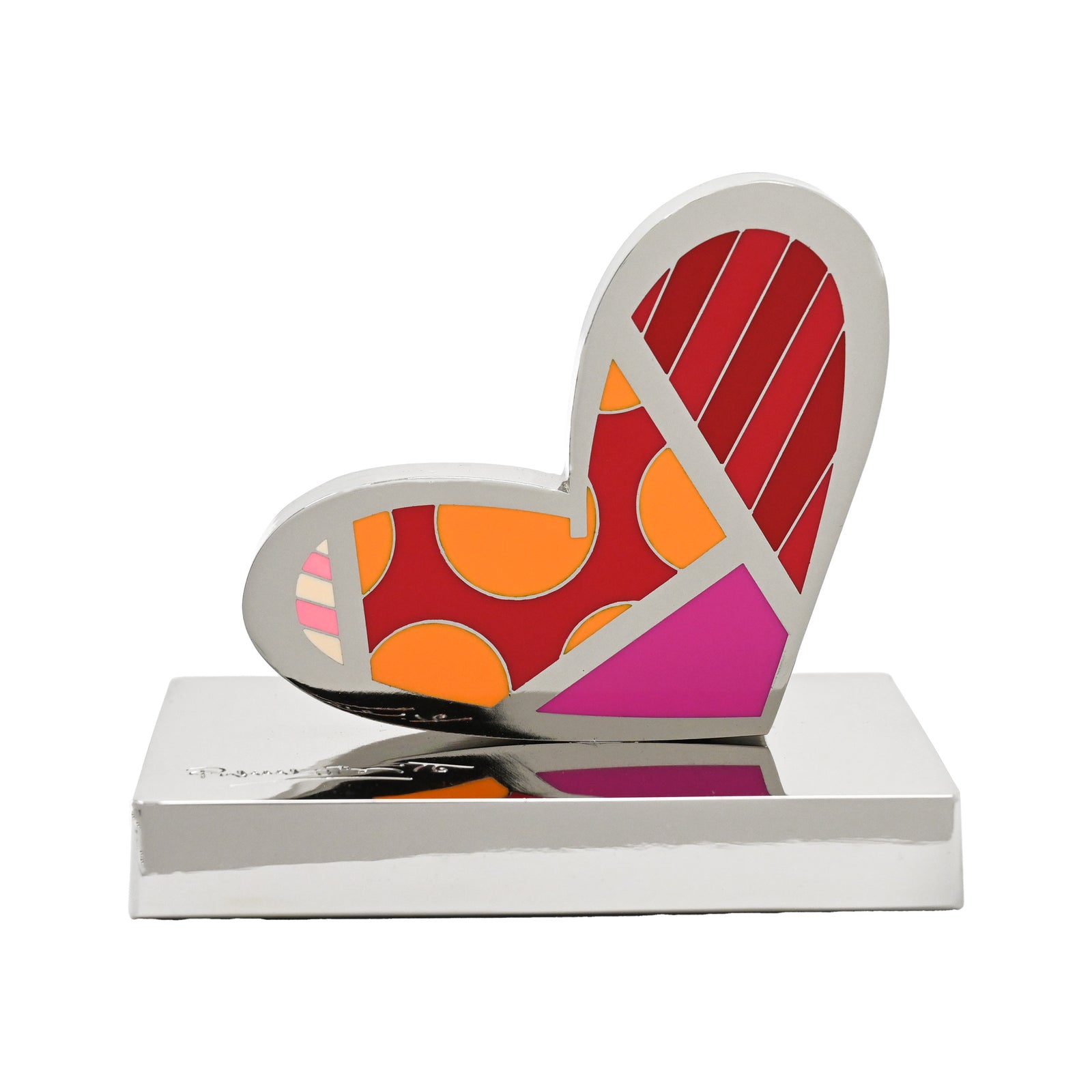 Heart Britto Metal Figurine