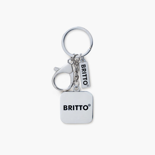 Pink Landscape Britto Keychain